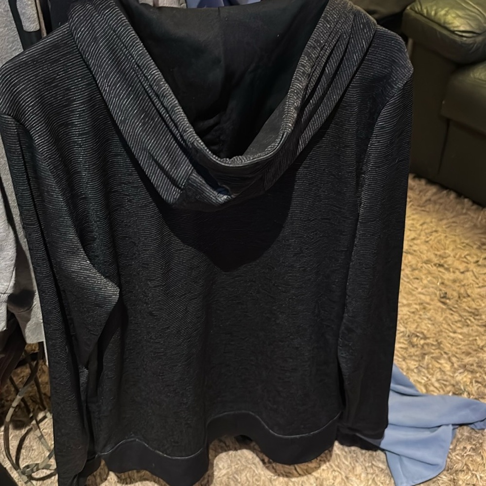 Black Hooded Sweatshirt